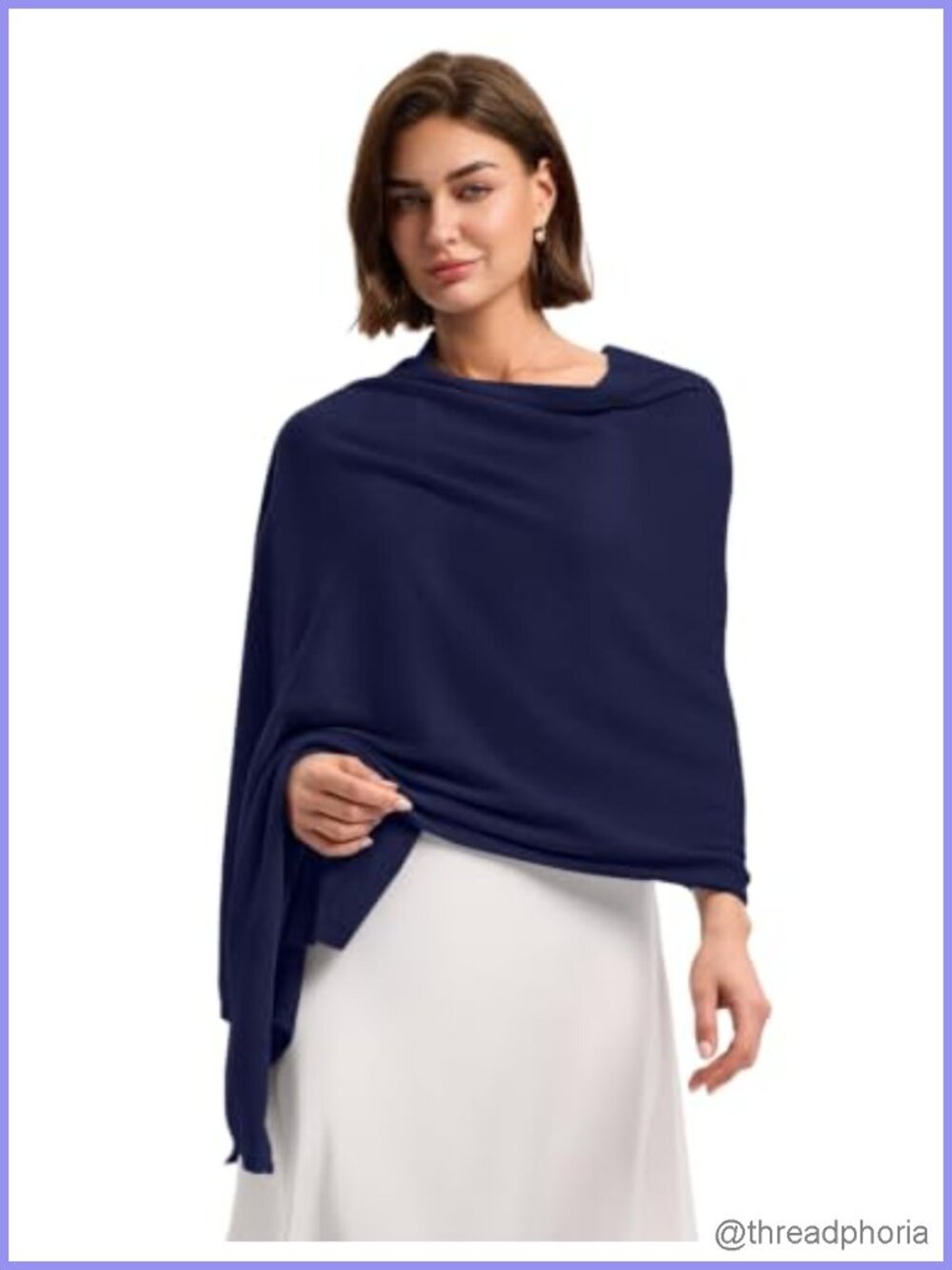 Wool Blend Cashmere Pashmina Wrap Shawl Scarf for Women